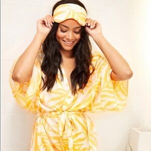 Maison Du Soir Luxe Robe and Matching Sleep Mask